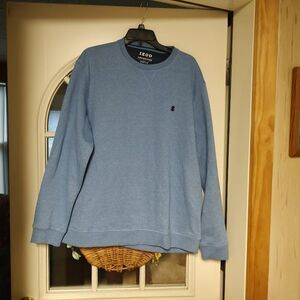 New Izod Advantage Performance Stretch Blue Sweatshirt Men's L